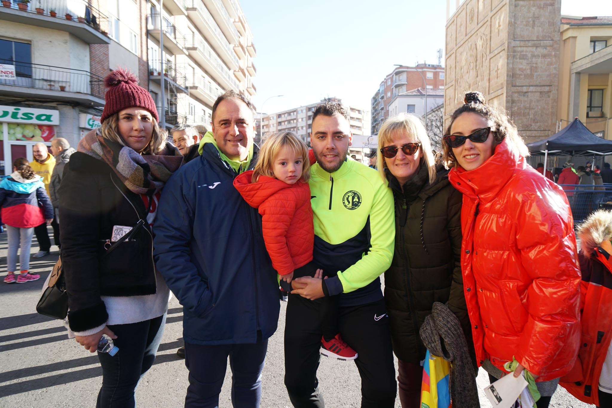 Primera carrera de niños de la San Silvestre salmantina. 