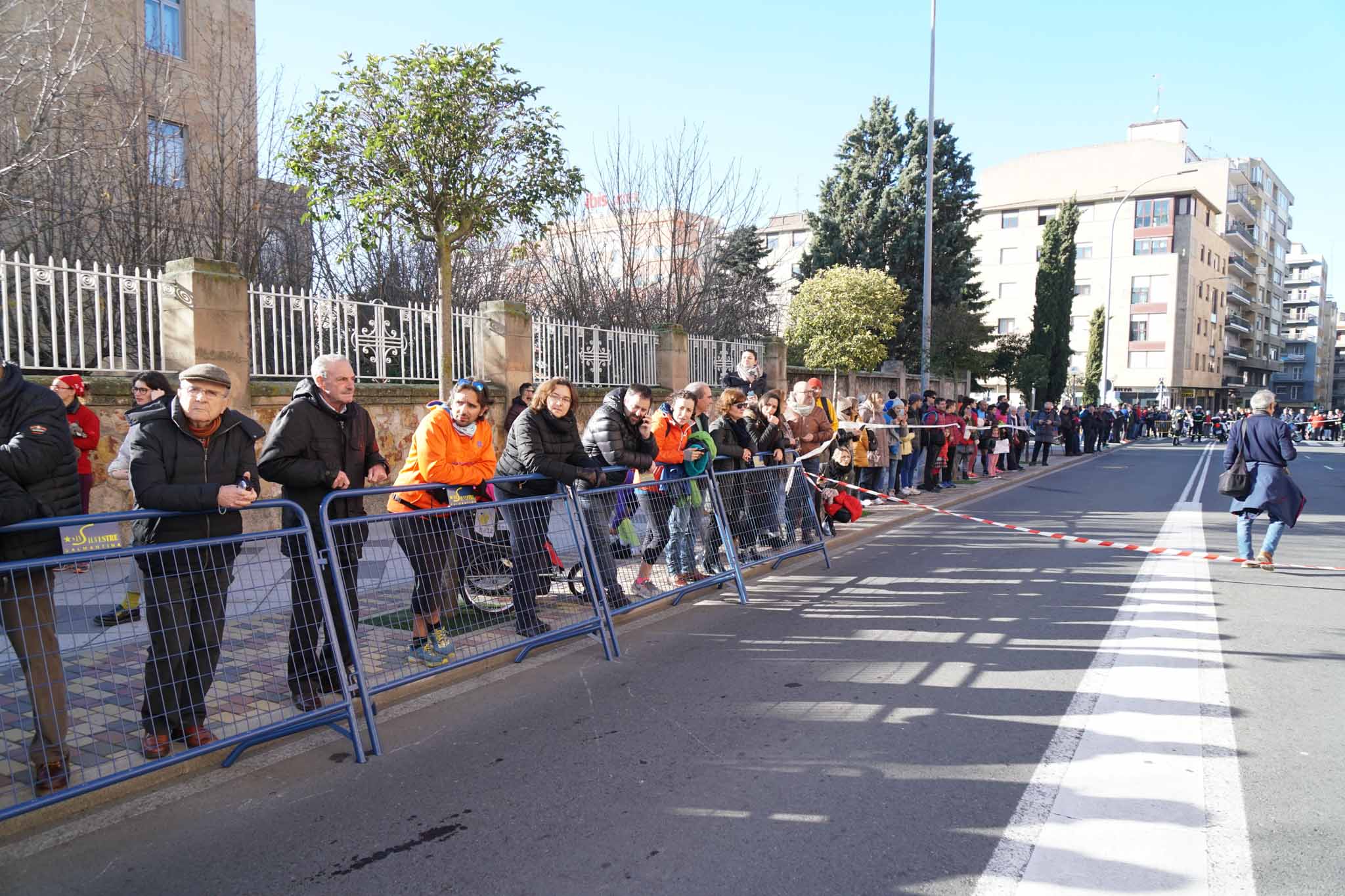 Primera carrera de niños de la San Silvestre salmantina.