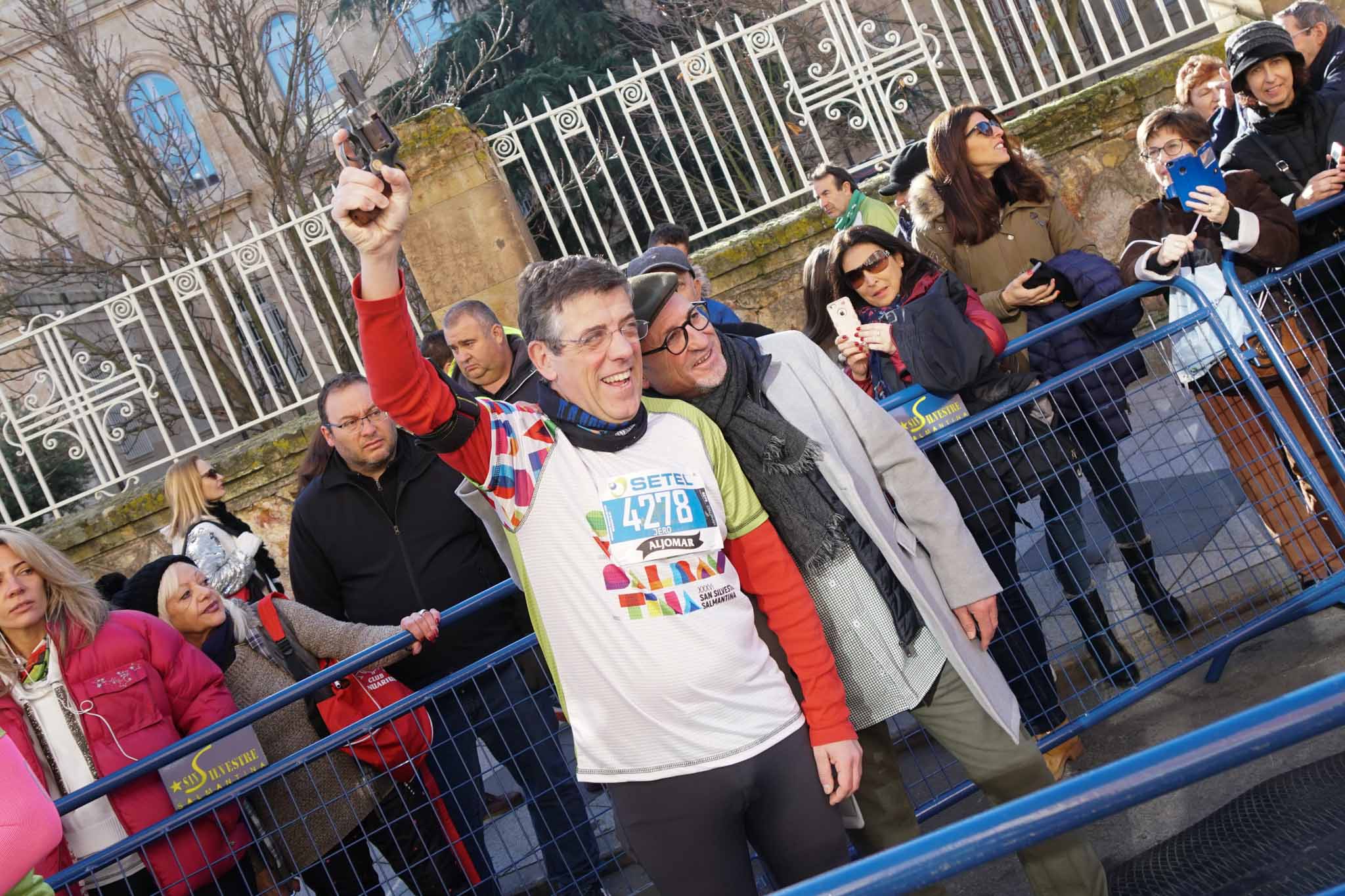 Primera carrera de niños de la San Silvestre salmantina.