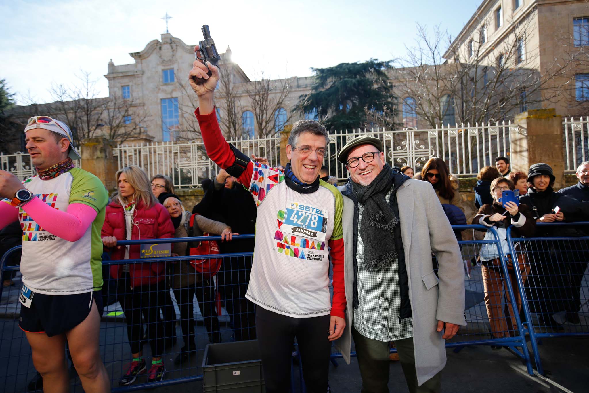 Primera carrera de niños de la San Silvestre salmantina.