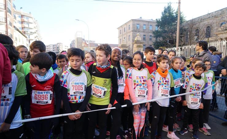 Segunda carrera de niños de la San Silvestre salmantina