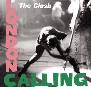 Imagen secundaria 1 - Portada del disco, con Simonon golpeando su bajo Fender Precision en una foto de Pennie Smith. El bajo destrozado se exhibe en el Salón de la Fama del Rock en Cleveland.