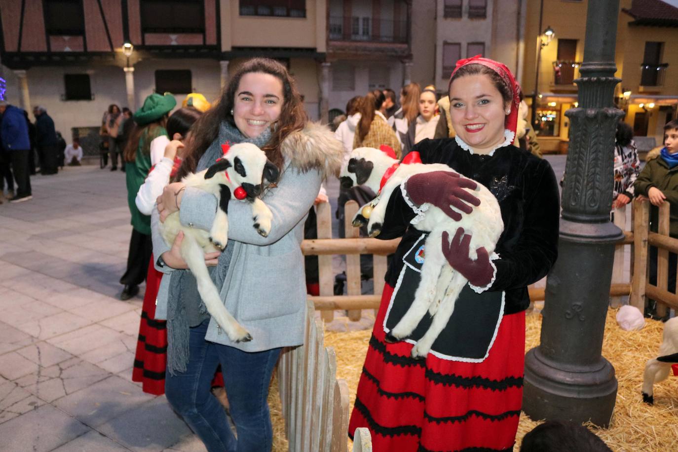 Baltanás recibe a los Reyes Magos con chocolates y roscón.