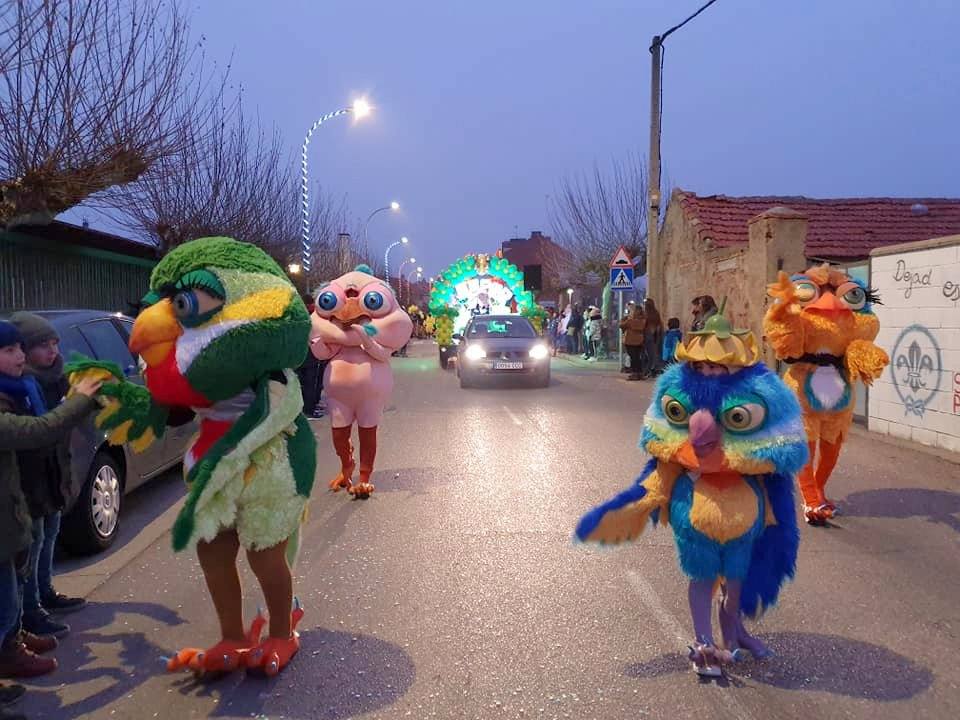 Los Reyes Magos en Villamuriel de Cerrato.