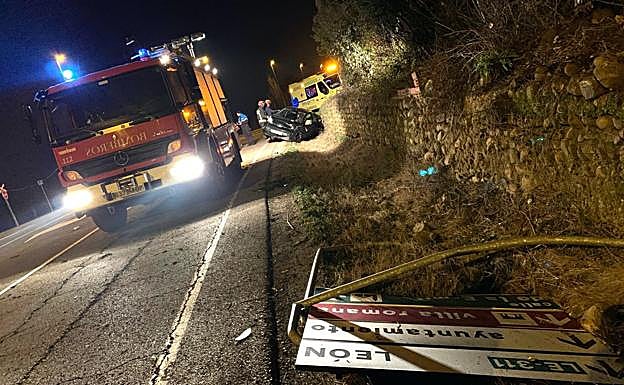 Imagen del lugar del accidente.