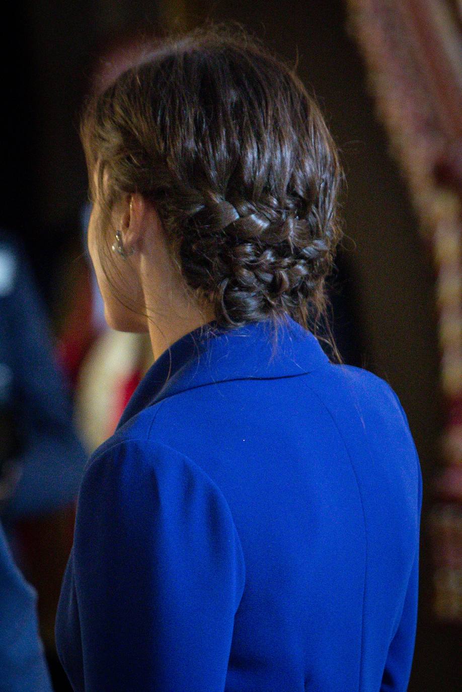 La Reina deslumbró durante la Pascua Militar con un favorecedor recogido bajo repleto de trenzas y con un toque despeinado, que podría convertirse en la mejor apuesta para los looks de invitada