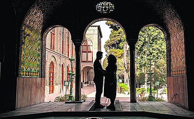 Palacio Golestán, en Teherán.