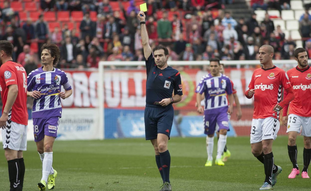 Daniel Ocón Arráiz, durnate un partido. 