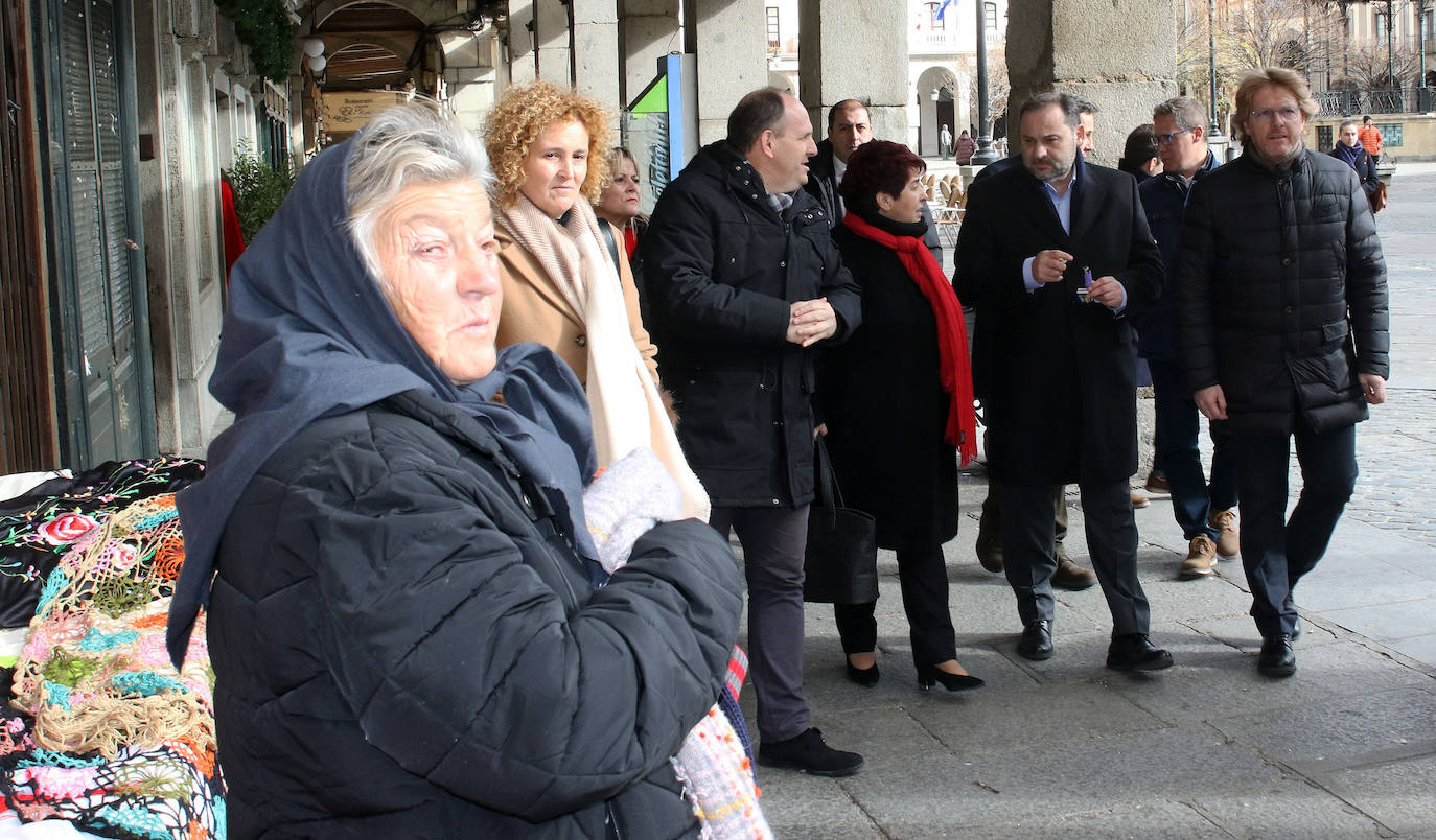 Visita a a Segovia del ministro, José Luis Ábalos 