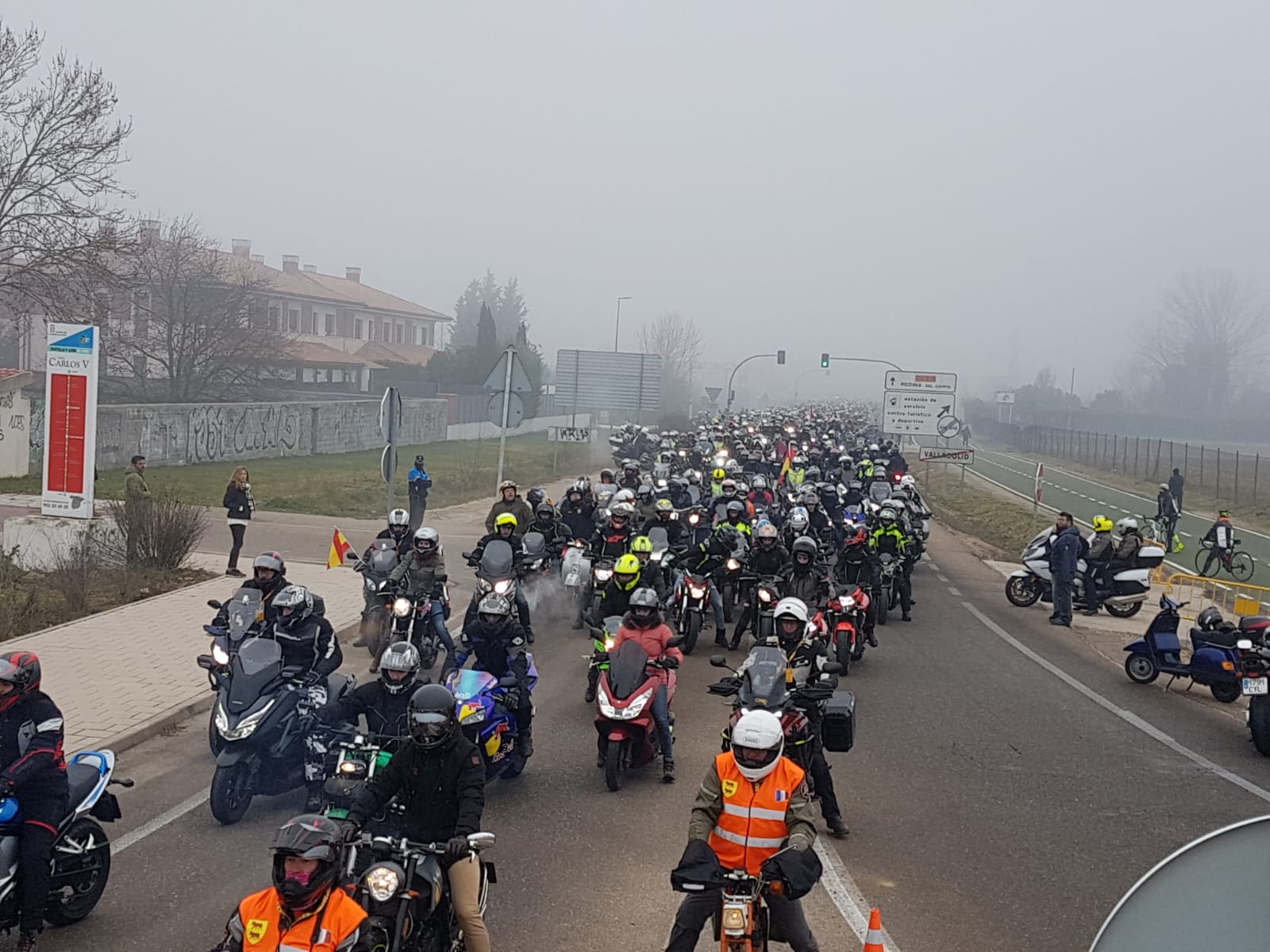 El desfile ha recorrido la ciudad llevando la concentración al corazón de Valladolid. 