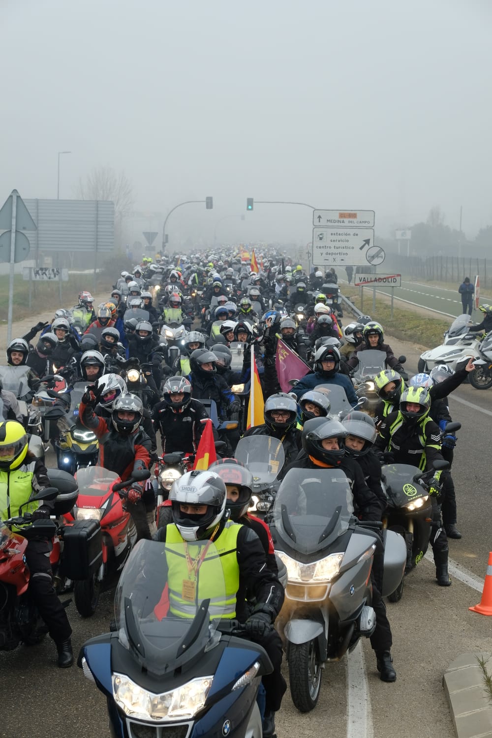 El desfile ha recorrido la ciudad llevando la concentración al corazón de Valladolid. 