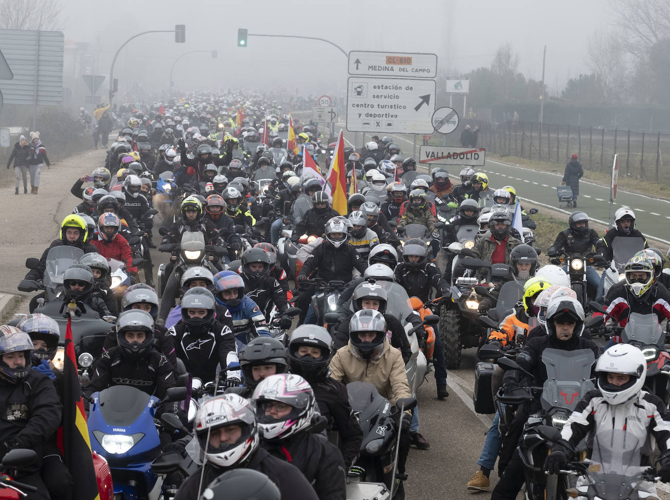 El desfile ha recorrido la ciudad llevando la concentración al corazón de Valladolid. 