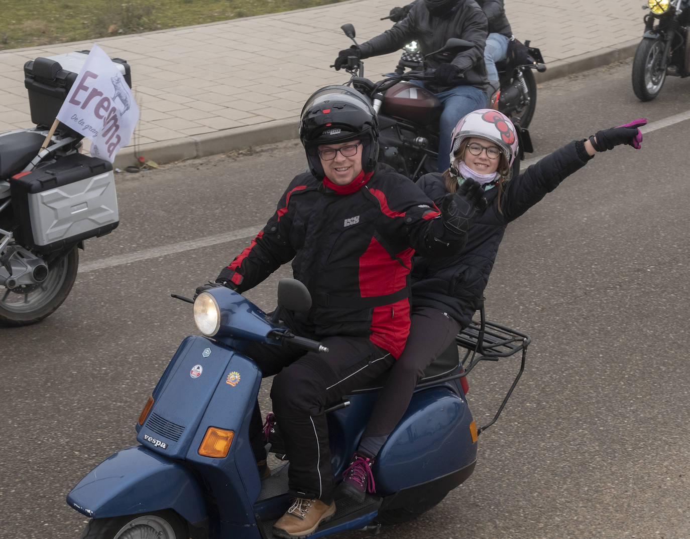 El desfile ha recorrido la ciudad llevando la concentración al corazón de Valladolid. 