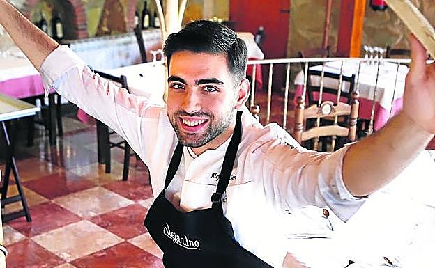 Miranda de Ebro: Alejandro Serrano, propietario del restaurante que lleva su nombre en el municipio burgalés.