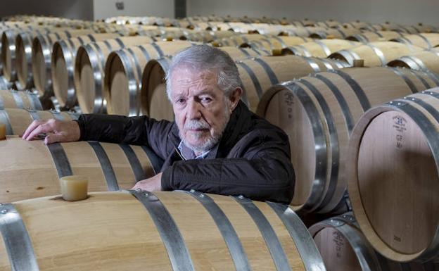 Mariano García, en su bodega de Tudela de Duero.