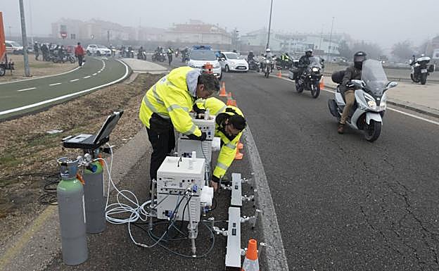 Dispositivo medidor colocado por Cartif. 