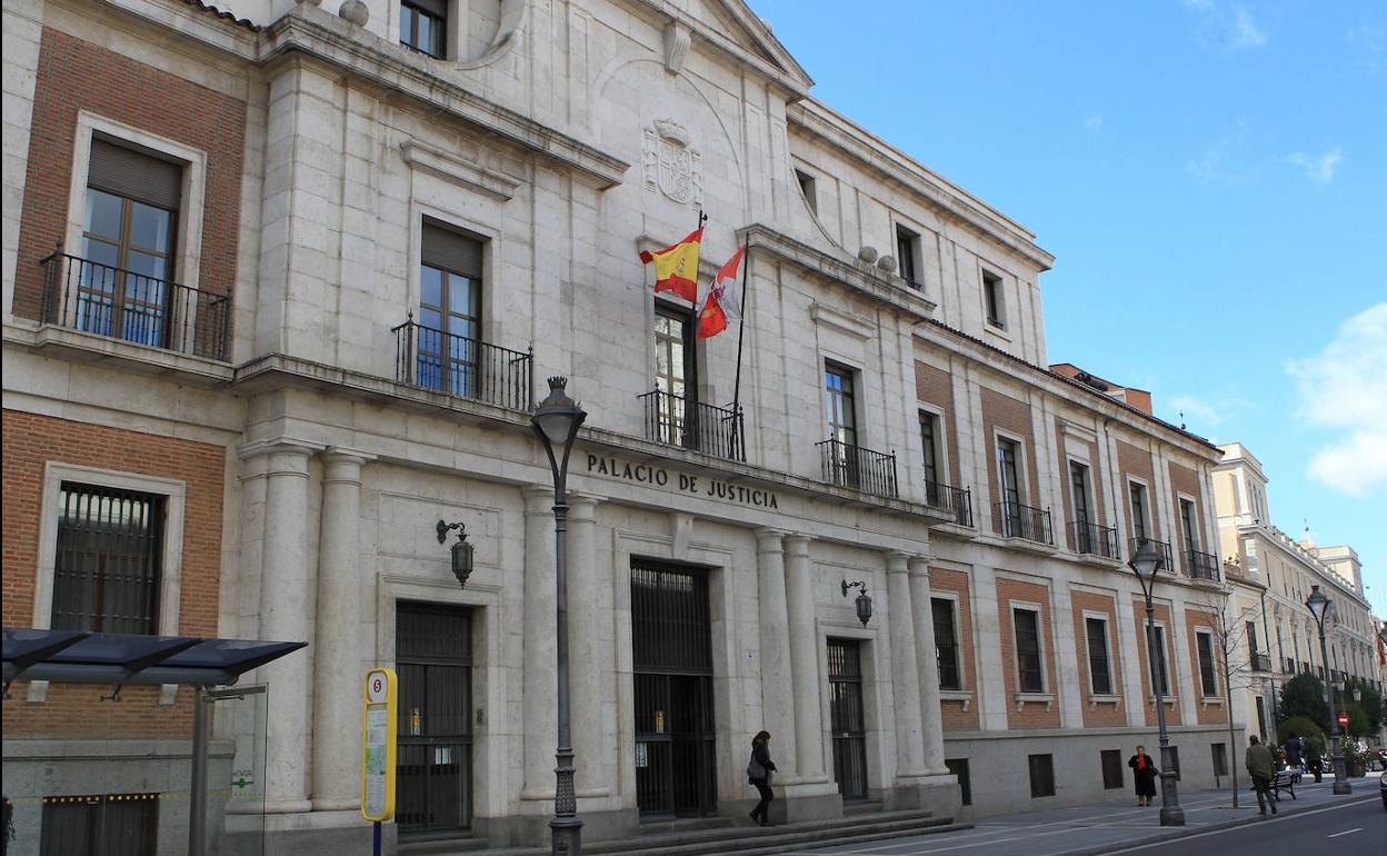Fachada de la Audiencia Provincial de Valladolid.