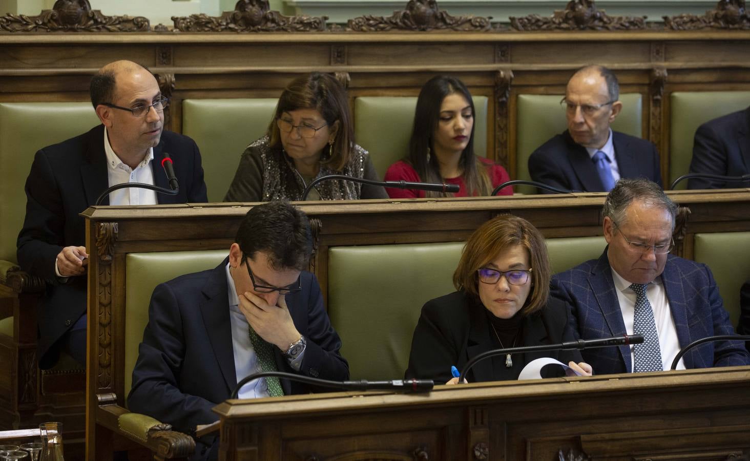 Fotos: Pleno en el Ayuntamiento de Valladolid