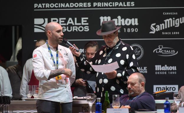 Nicolás Román, ganador del Concurso Nacional de Tapas.