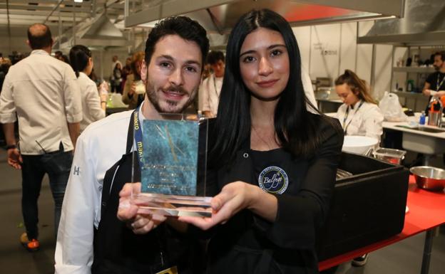 Samuel Naveira y Génesis Cardona, chefs de Ponferrada que han ganado el tercer premio del Cocinero Revelación 2020.