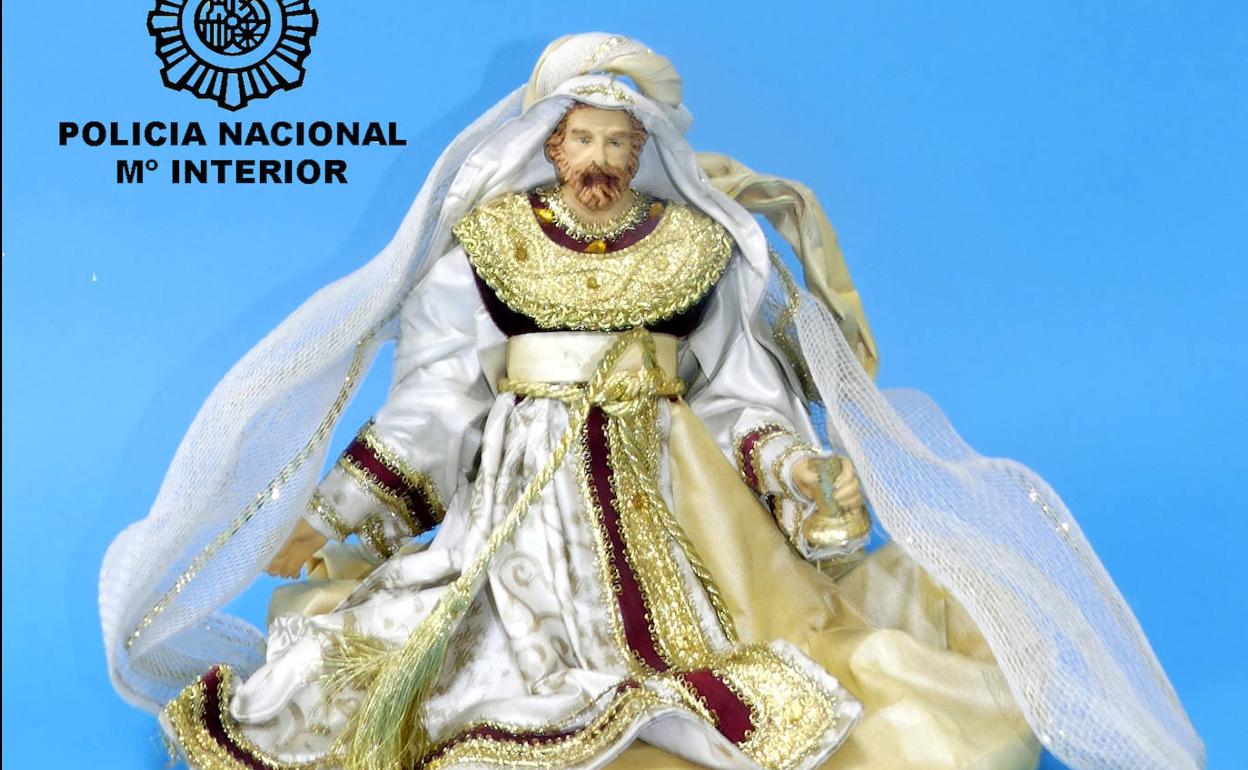 Figura robada del belén.