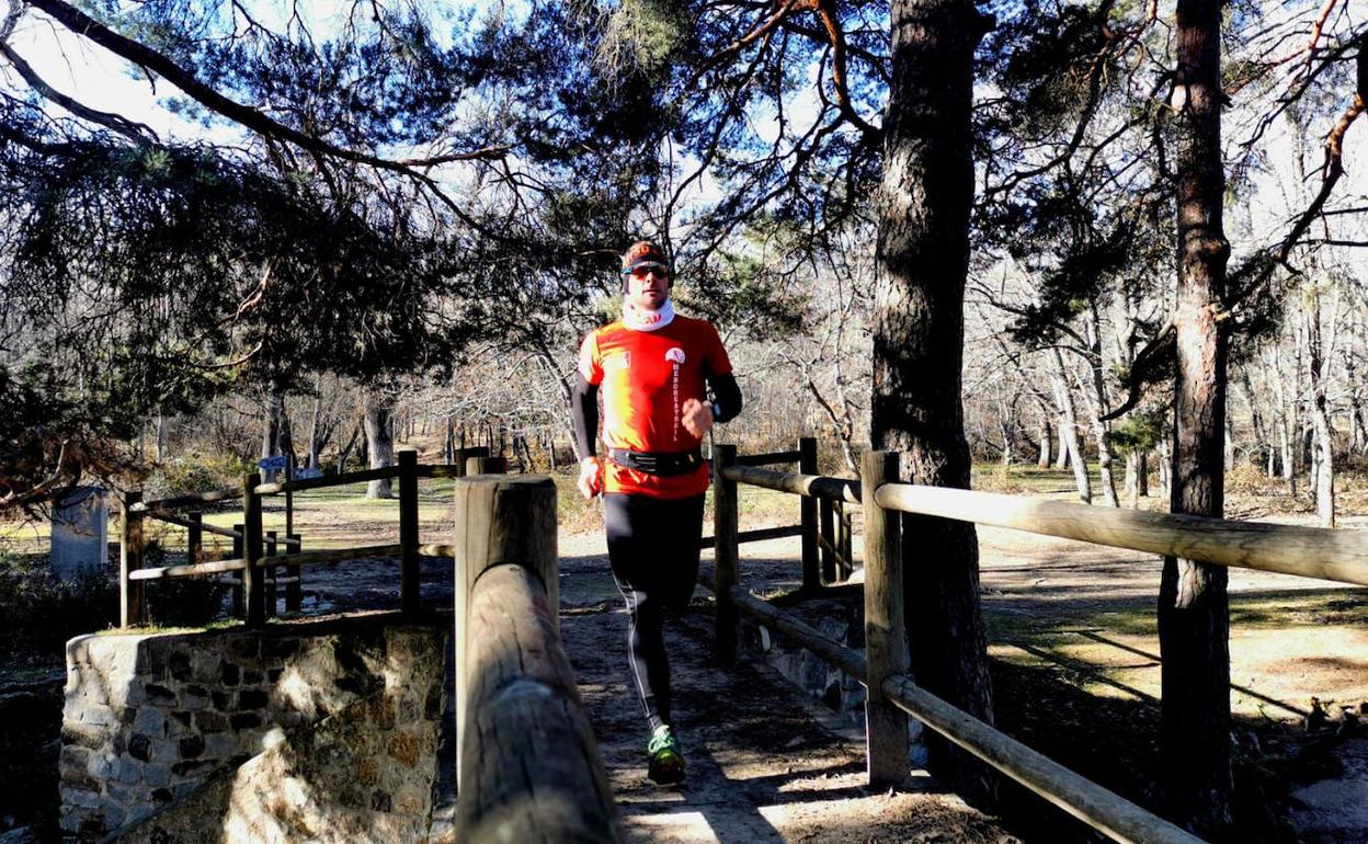 Luis Alonso, durante un entrenamiento.