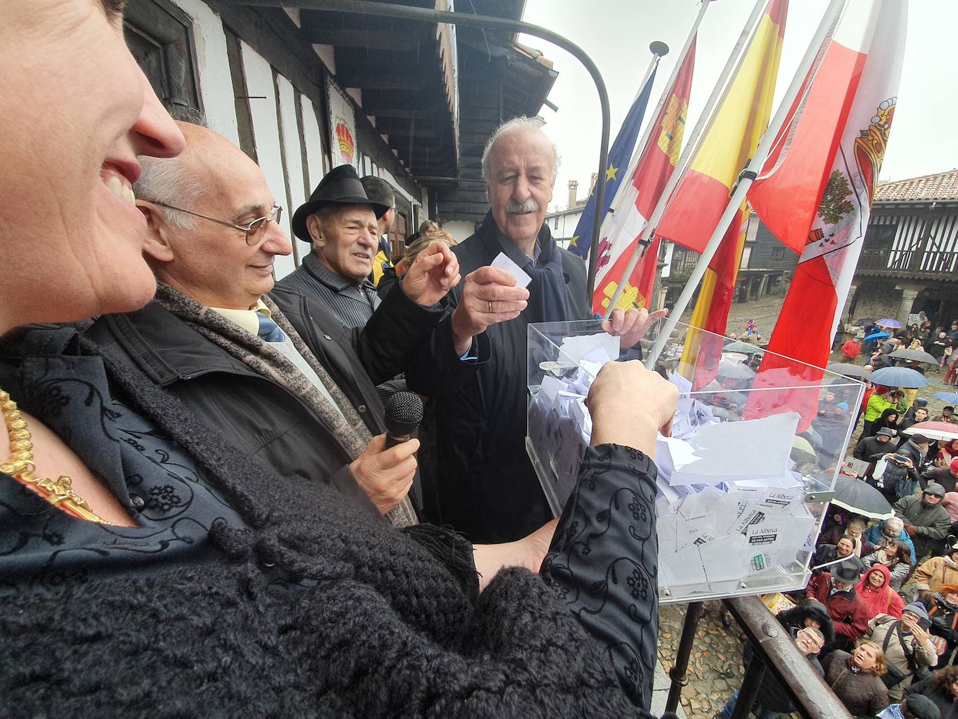Fotos: La rifa del marrano de San Antón en La Alberca de Salamanca