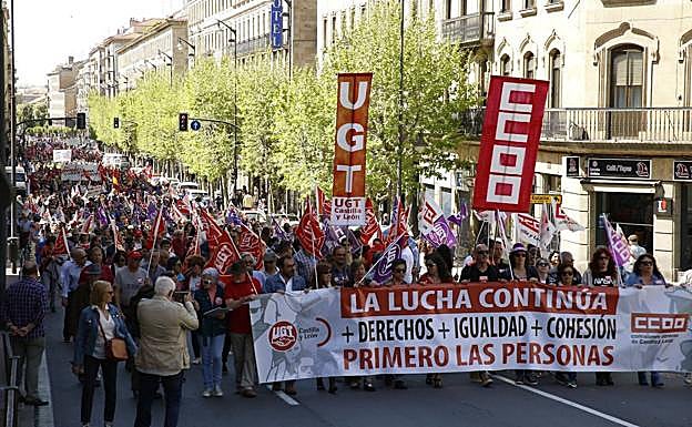 Los sindicatos seguirán reivindicando mejoras laborales y sociales.