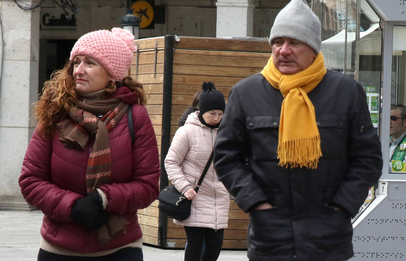 Jornada de intenso frío en Segovia 