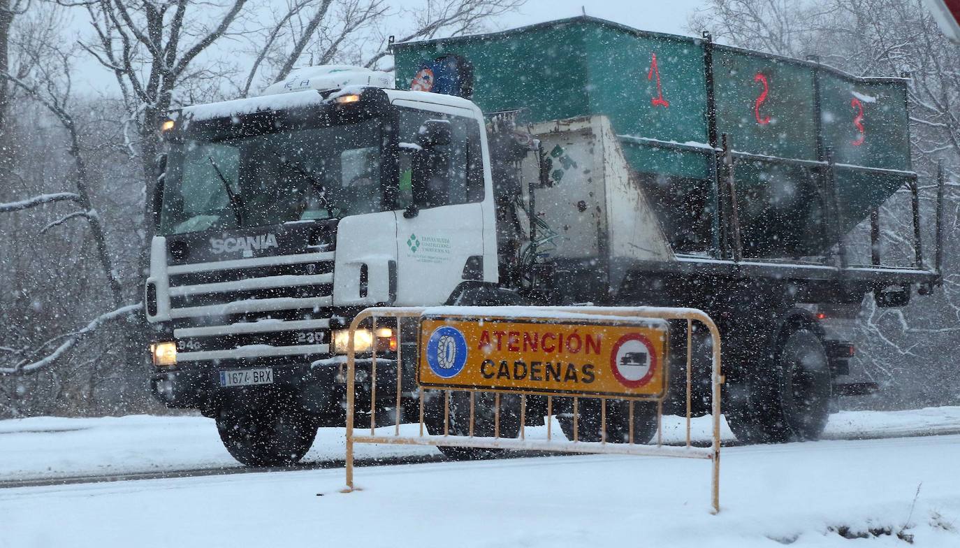 Nieve en la provincia de Segovia