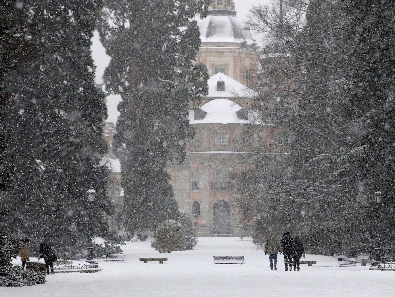 Nieve en la provincia de Segovia