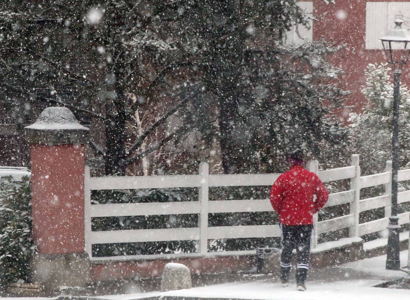 Nieve en la provincia de Segovia