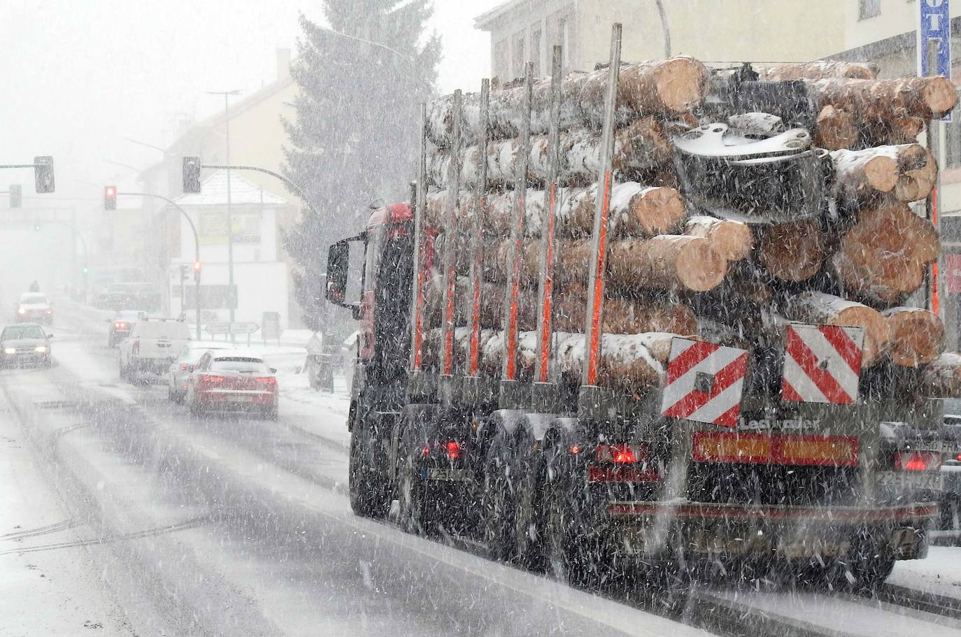 Nieve en la provincia de Segovia