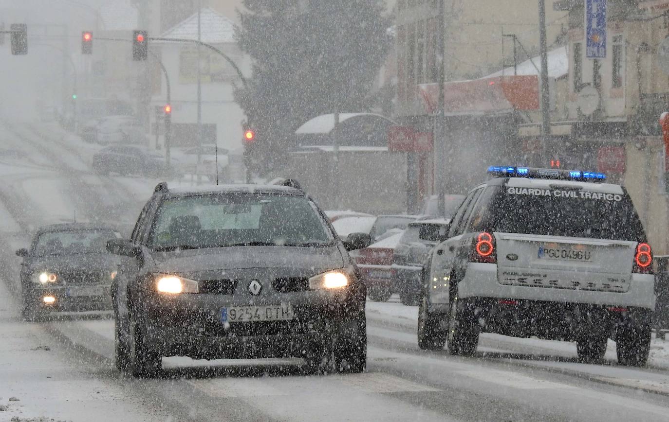 Nieve en la provincia de Segovia