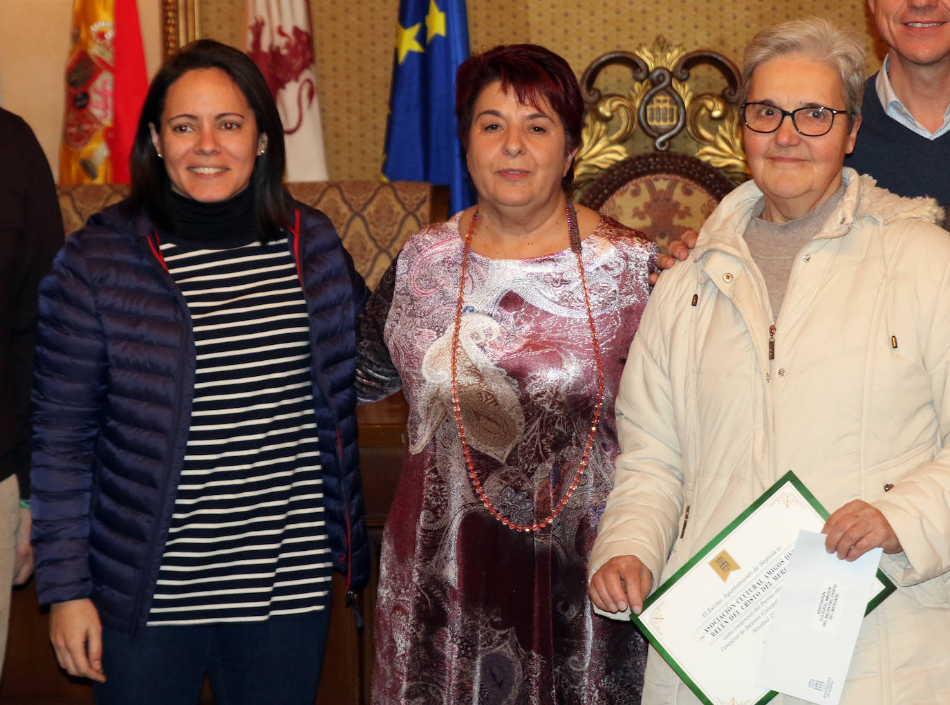 Entrega de premios del concurso de belenes y la muestra de villancicos. DE TORRE