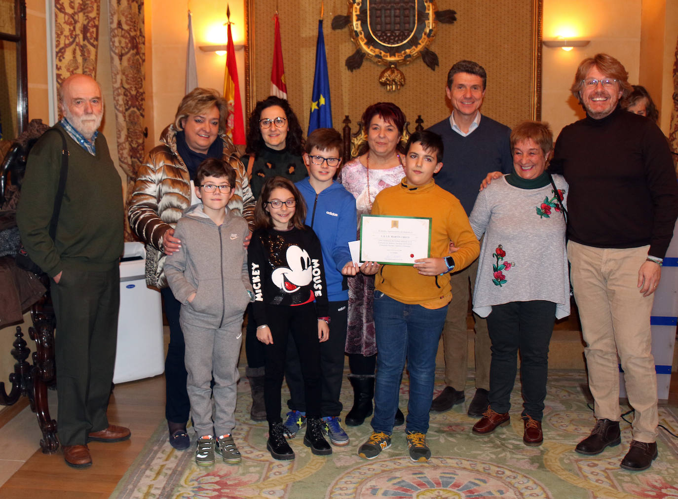 Entrega de premios del concurso de belenes y la muestra de villancicos. DE TORRE