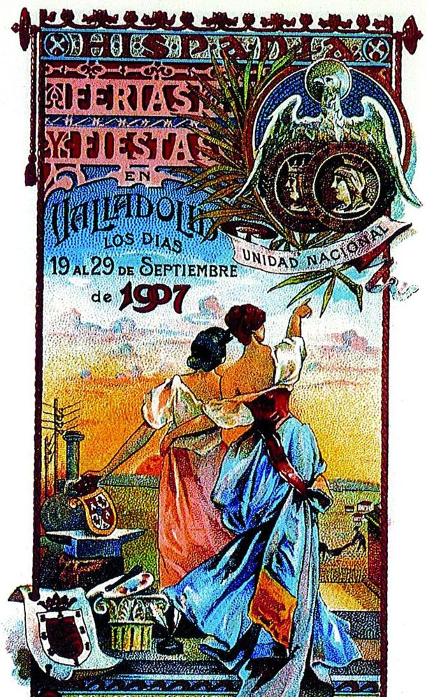 Cartel de las fiestas de 1907. 