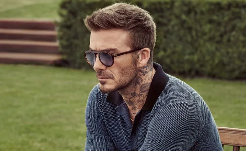 Fotos: Así luce David Beckham su primera colección de gafas