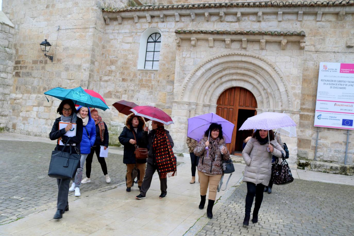 Los cooperativistas visitaron numerosos enclaves de la comarca. 