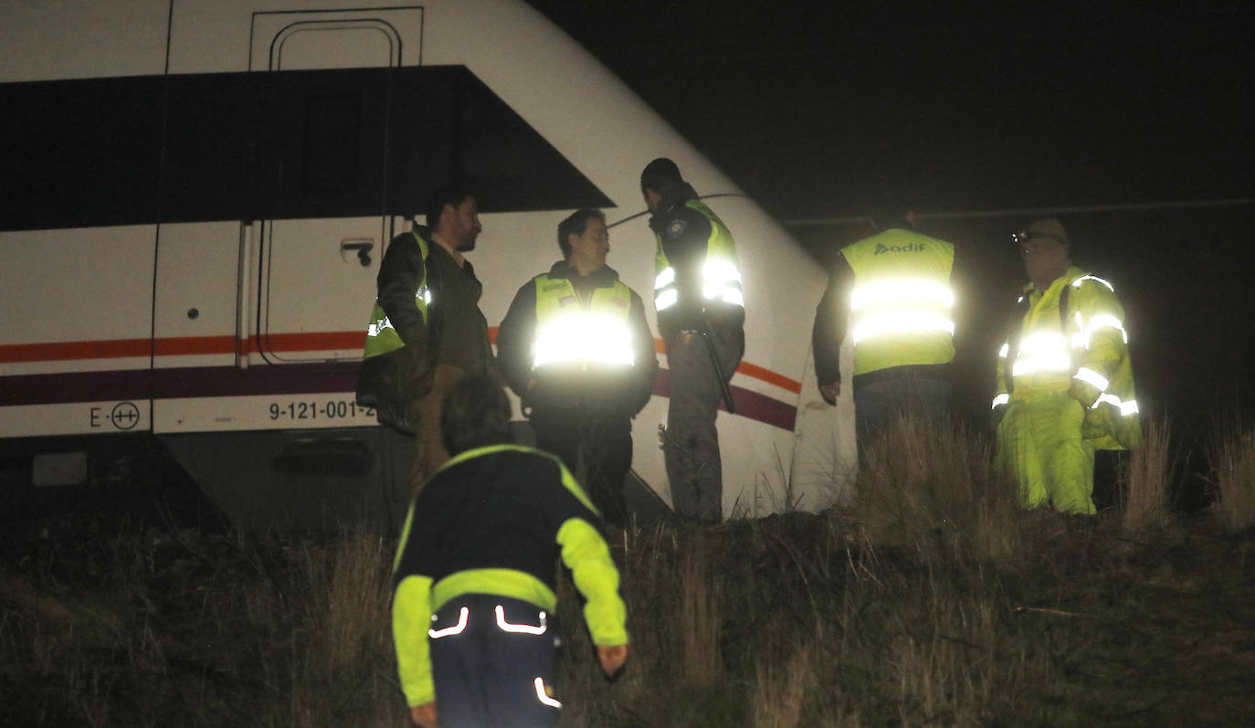 Descarrila un tren en Palencia sin causar heridos. 