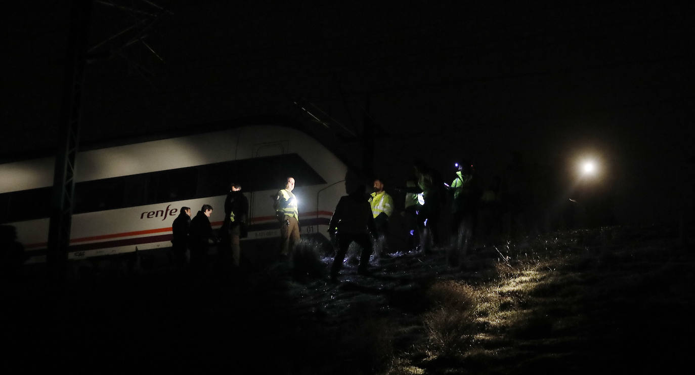 Descarrila un tren en Palencia sin causar heridos. 