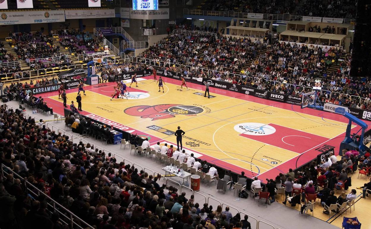 Panorámica del Pisuerga un día de partido. 