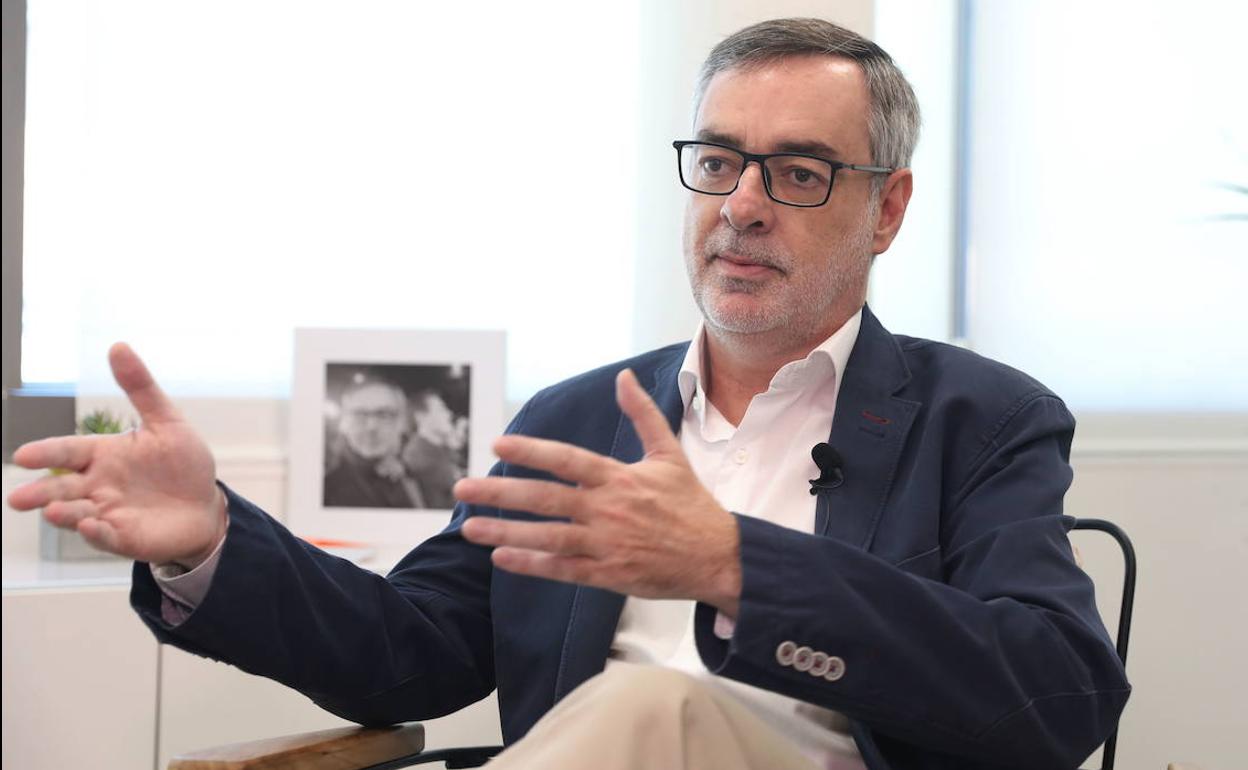 José Manuel Villegas durante una entrevista. 