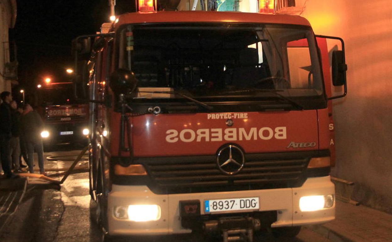 Camión de bomberos en una intervención anterior. 