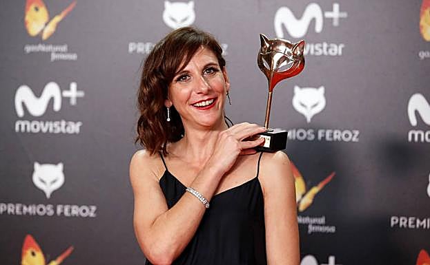 Malena Alterio en los Premios Feroz de 2018. 