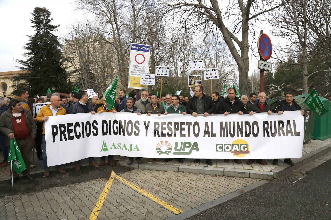 Manifestación por unos precios justos y en defensa del medio rural organizada por Asaja, UPA y Coag..