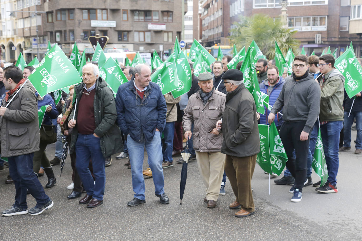Manifestación por unos precios justos y en defensa del medio rural organizada por Asaja, UPA y Coag..