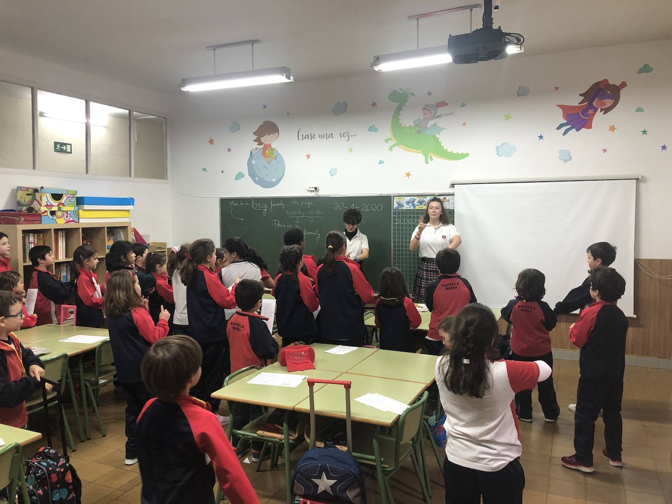 Día de la Paz en el colegio Rafaela María.