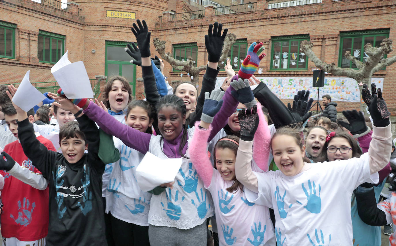 Happening en el colegio Isabel la Católica.