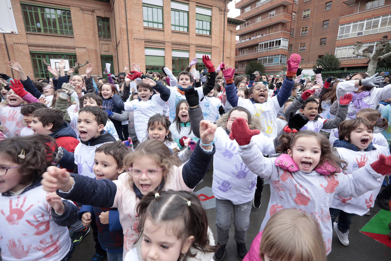 Happening en el colegio Isabel la Católica